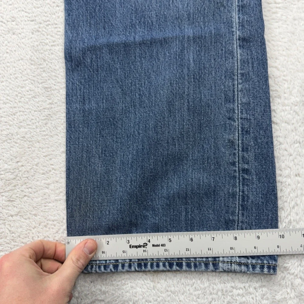 Polo Ralph Lauren Classic 867 Men Blue Straight Leg Denim Jean 42x32 Medium Wash